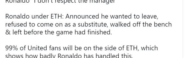 MK体育在线-卡拉格评C罗炮轰：99%曼联球迷会站在滕哈赫一边