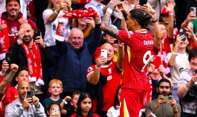 MK体育APP-【英超】迪亚斯双响，努涅斯世界波，利物浦3比0樱桃