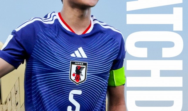 MK体育下载-日本国家队官推晒U23亚洲杯决赛海报，U23队长市原吏音单人入镜